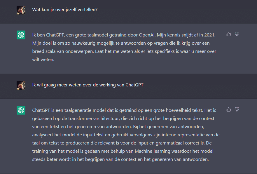 Hoe werkt CHATGTP
